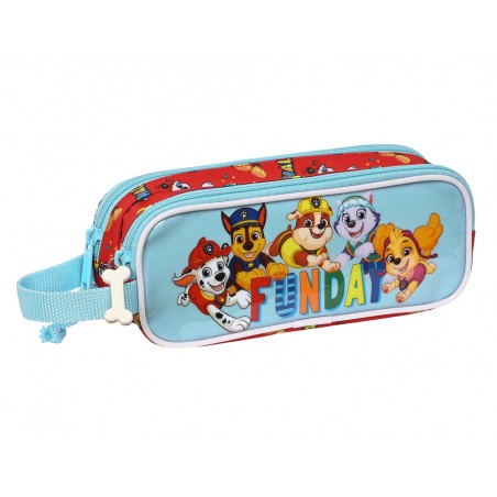 Bolso escolar portatodo safta doble cremallera paw patrol funday 80x210x60 mm