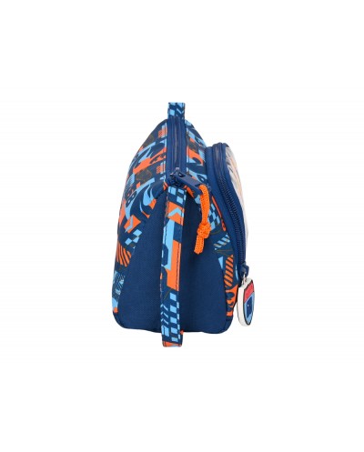 Bolso escolar portatodo safta con bolsillo desplegable vacio hot wheels speed club 110x200x85 mm