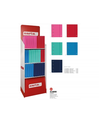 Expositor safta papeleria surtido stationery 1900x600x380 mm