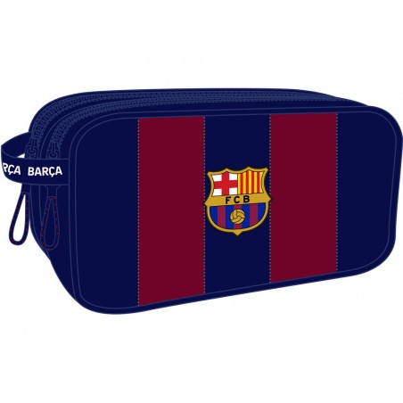 Neceser safta 2 departamentos adaptable a carro fc barcelona 1 equipacion 23 24 150x260x125 mm