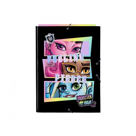 Carpeta gomas solapas safta folio monster high creep