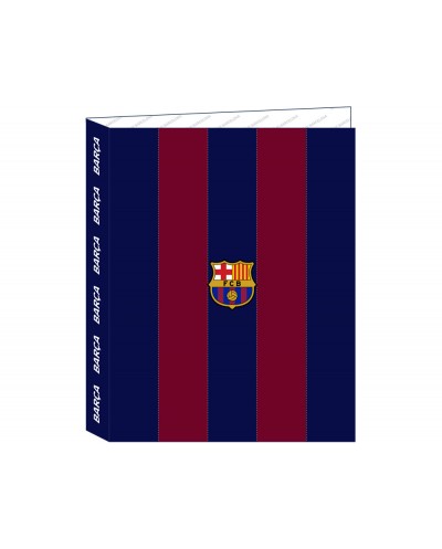 Carpeta 4 anillas mixtas safta folio fc barcelona 1 equipacion 23 24