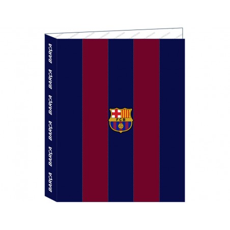 Carpeta 4 anillas mixtas safta folio fc barcelona 1 equipacion 23 24