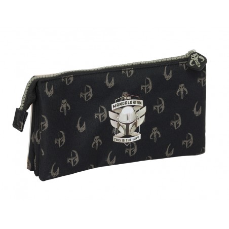 Bolso escolar portatodo safta triple the mandalorian this is the way 30x220x120 mm