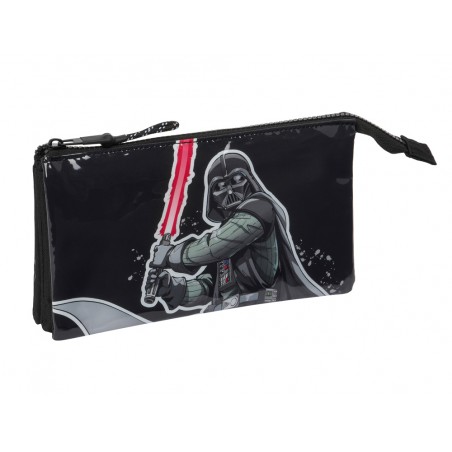 Bolso escolar portatodo safta triple star wars the fighter 30x220x120 mm