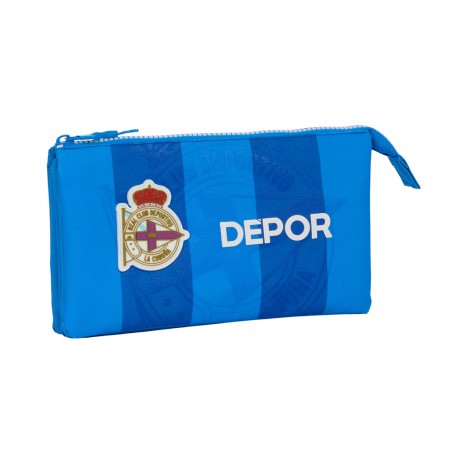 Bolso escolar portatodo safta triple deportivo de la coruna 30x220x120 mm