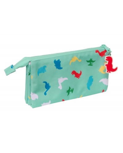 Bolso escolar portatodo safta triple peppa pig george 30x220x120 mm