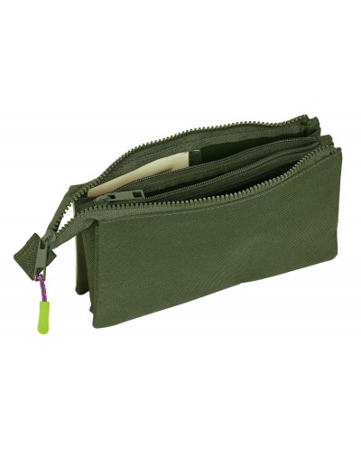 Bolso escolar portatodo safta triple munich bright khaki 30x220x120 mm