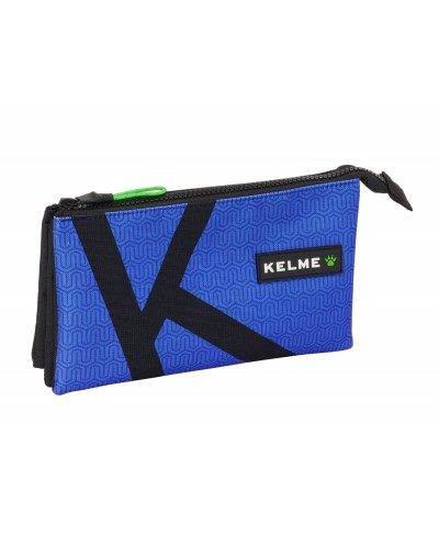 Bolso escolar portatodo safta triple kelme royal 30x220x120 mm