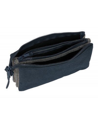 Bolso escolar portatodo safta triple kappa dark navy 30x220x120 mm