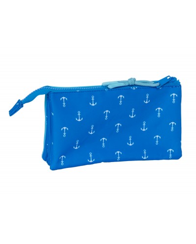 Bolso escolar portatodo safta triple donald duck 30x220x120 mm