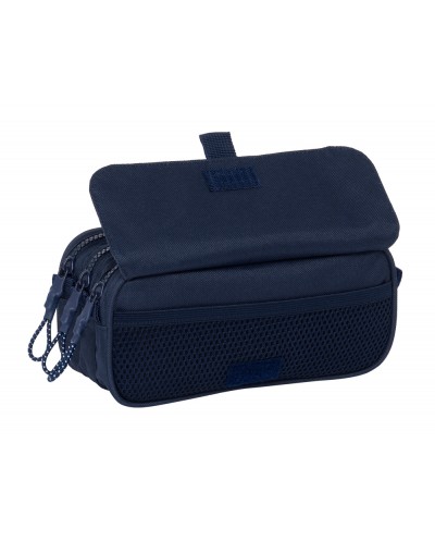 Bolso escolar portatodo safta triple big kappa blue night 80x215x100 mm