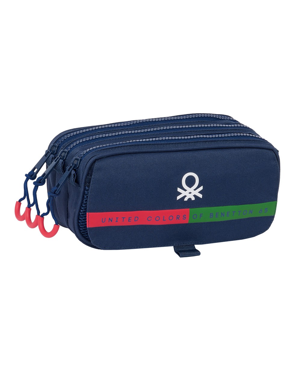 Bolso escolar portatodo safta triple big benetton italy 80x215x100 mm