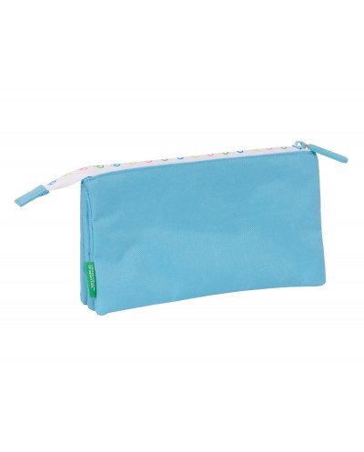 Bolso escolar portatodo safta triple benetton spring 30x220x120 mm