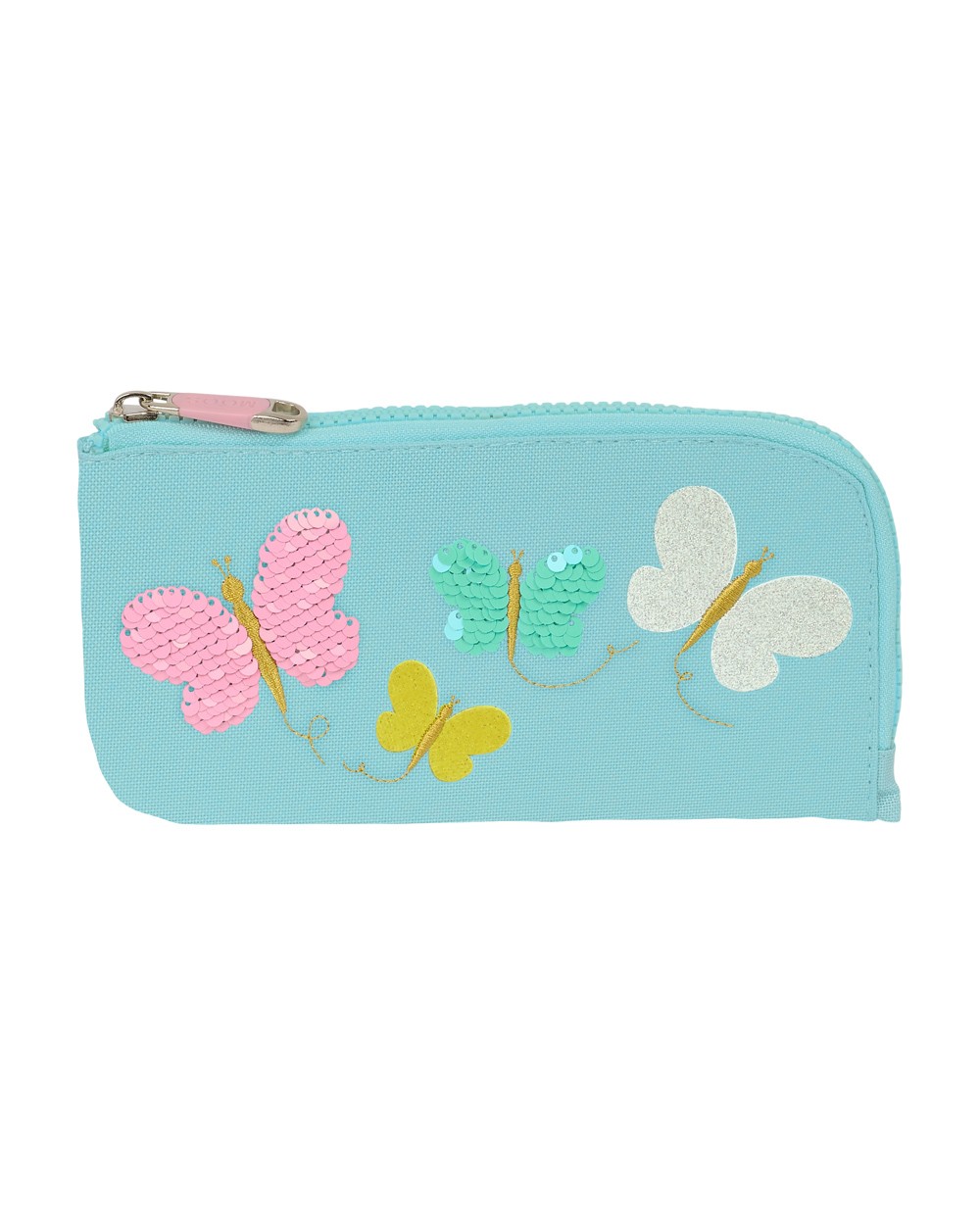 Bolso escolar portatodo safta plano reciclado moos butterflies 10x230x110 mm