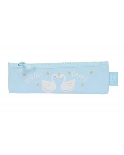 Bolso escolar portatodo safta estrecho glowlab cisnes 10x200x60 mm