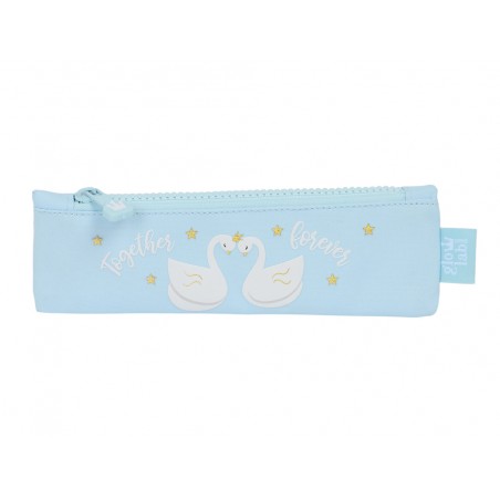 Bolso escolar portatodo safta estrecho glowlab cisnes 10x200x60 mm