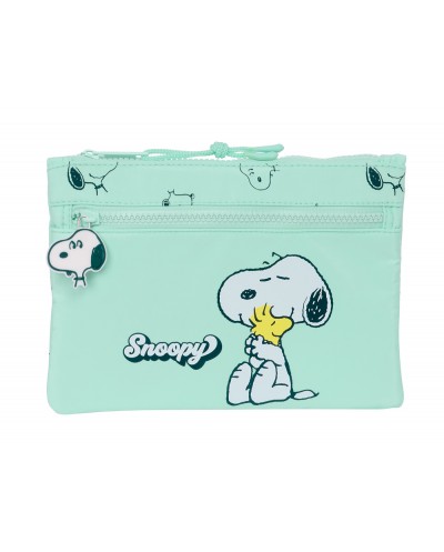 Bolso escolar portatodo safta doble grande snoopy groovy 30x230x160 mm