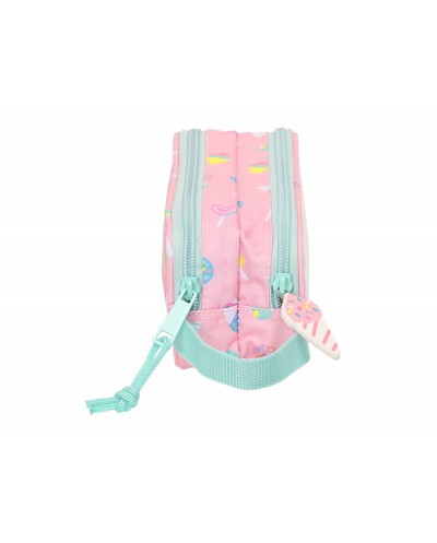 Bolso escolar portatodo safta doble peppa pig ice cream 60x210x80 mm