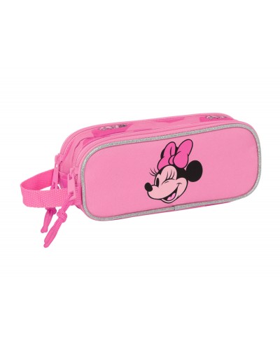 Bolso escolar portatodo safta doble minnie mouse loving 60x210x80 mm