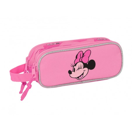 Bolso escolar portatodo safta doble minnie mouse loving 60x210x80 mm