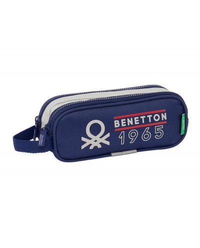 Bolso escolar portatodo safta doble benetton varsity 60x210x80 mm