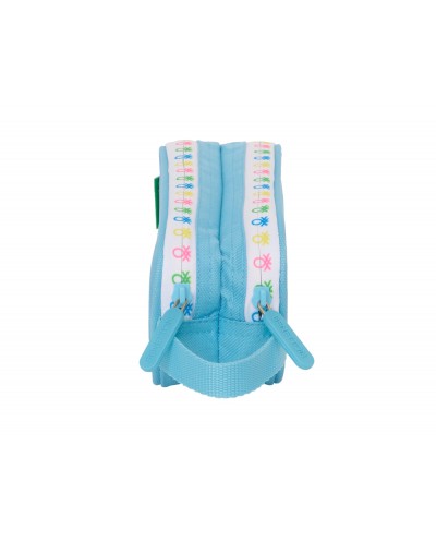 Bolso escolar portatodo safta doble benetton spring 60x210x80 mm