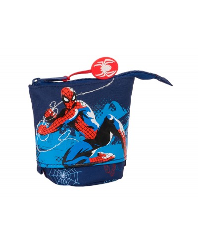 Bolso escolar portatodo safta cubilete spiderman neon 60x80x190 mm