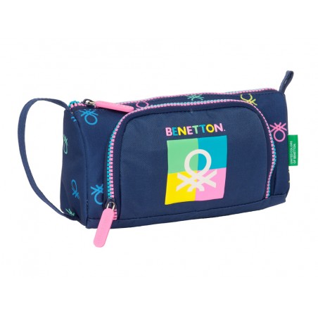 Bolso escolar portatodo safta con bolsillo desplegable vacio benetton cool 85x200x110 mm