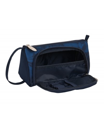 Bolso escolar portatodo safta con bolsillo desplegable vacio batman legendary 85x200x110 mm