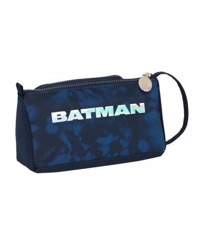 Bolso escolar portatodo safta con bolsillo desplegable vacio batman legendary 85x200x110 mm