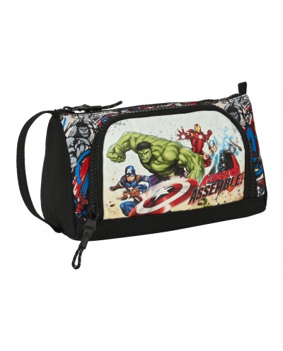 Bolso escolar portatodo safta con bolsillo desplegable vacio avengers forever 85x200x110 mm