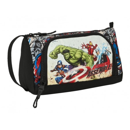 Bolso escolar portatodo safta con bolsillo desplegable vacio avengers forever 85x200x110 mm