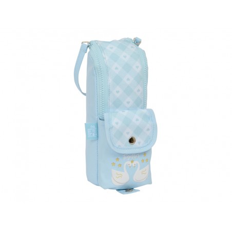 Bolso escolar portatodo safta con asa glowlab cisnes 60x60x210 mm