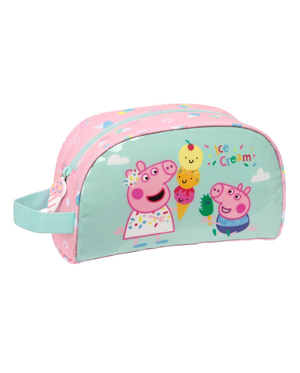 Neceser safta adaptable a carro peppa pig ice cream 90x260x160 mm