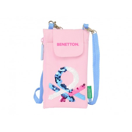 Monedero portamovil safta benetton pink 100x190 mm