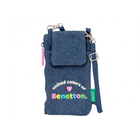 Monedero portamovil safta benetton denim 100x190mm