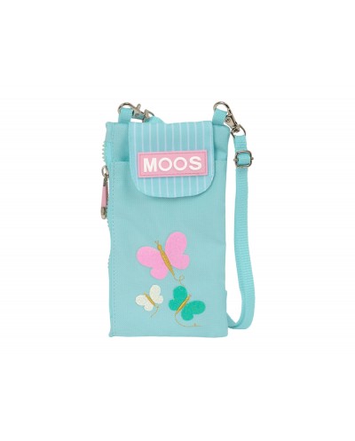 Monedero portamovil safta reciclado moos butterflies 100x190 mm