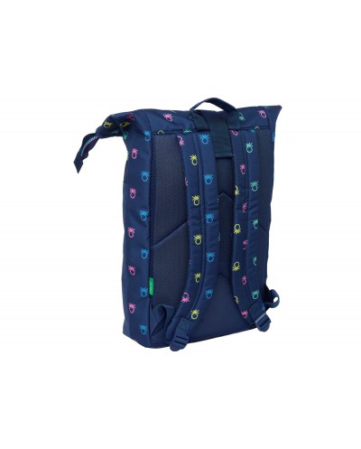 Mochila safta solapa para portatil 156 benetton cool 130x280x420 mm