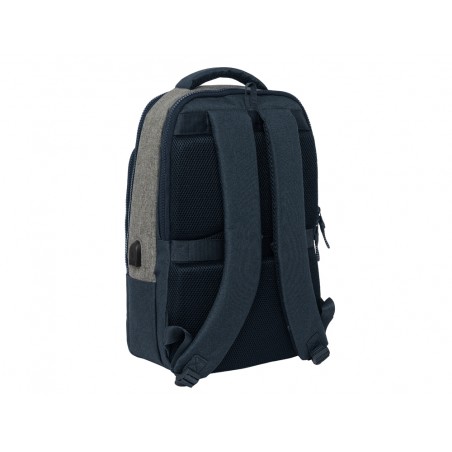 Mochila safta para portatil 156 tablet usb kappa dark navy 150x290x440 mm