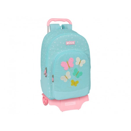 Mochila safta mod 876 con carro 905 reciclada moos butterflies 140x300x460 mm