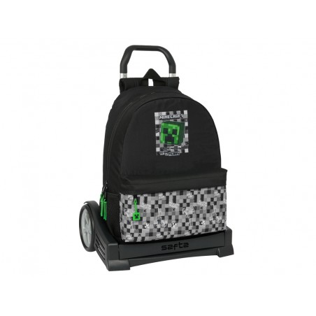 Mochila safta mod 758 con carro evolution minecraft 140x300x460 mm