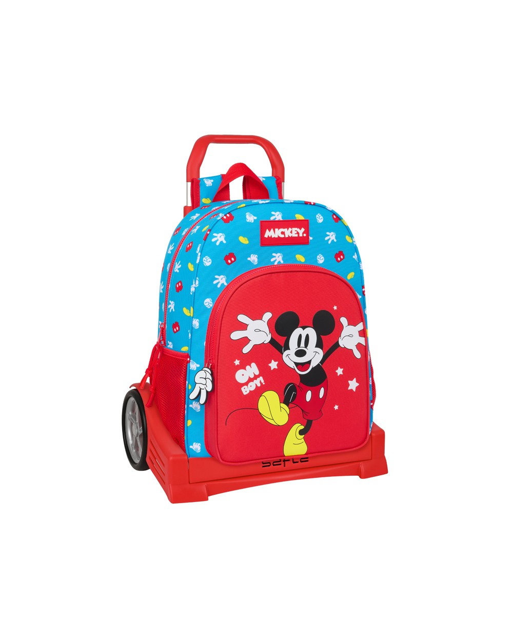 Mochila safta mod 108 con carro evolution mickey mouse fantastic 140x330x420 mm