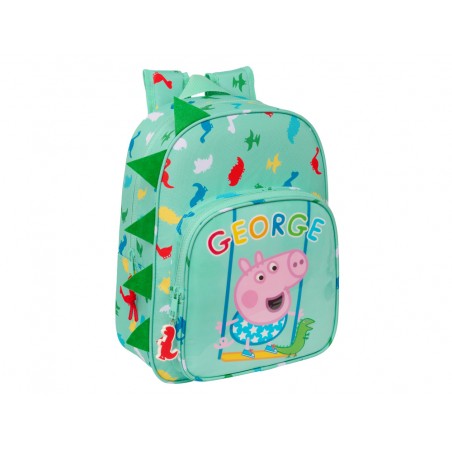 Mochila safta infantil adaptable a carro peppa pig george 110x260x340 mm