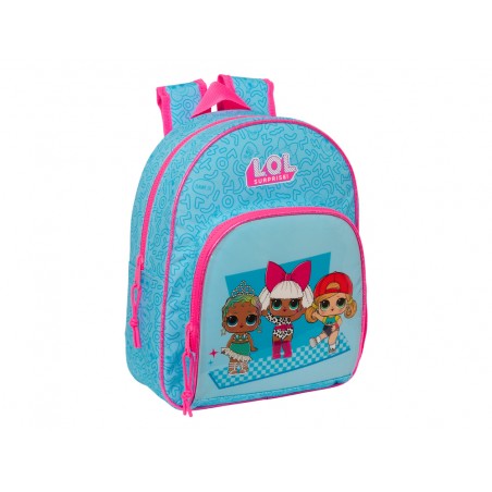 Mochila safta infantil adaptable a carro lol surprise divas 100x280x340 mm