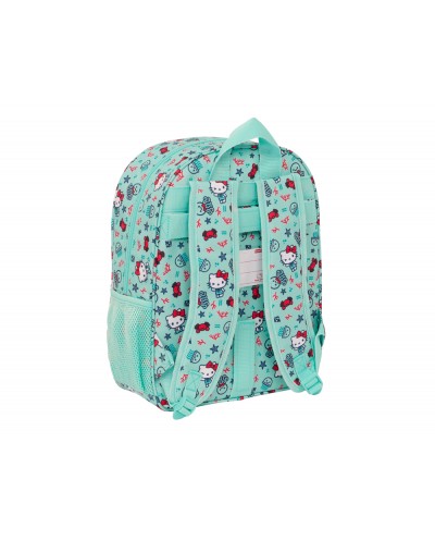 Mochila safta infantil adaptable a carro hello kitty sea lovers 110x260x340 mm