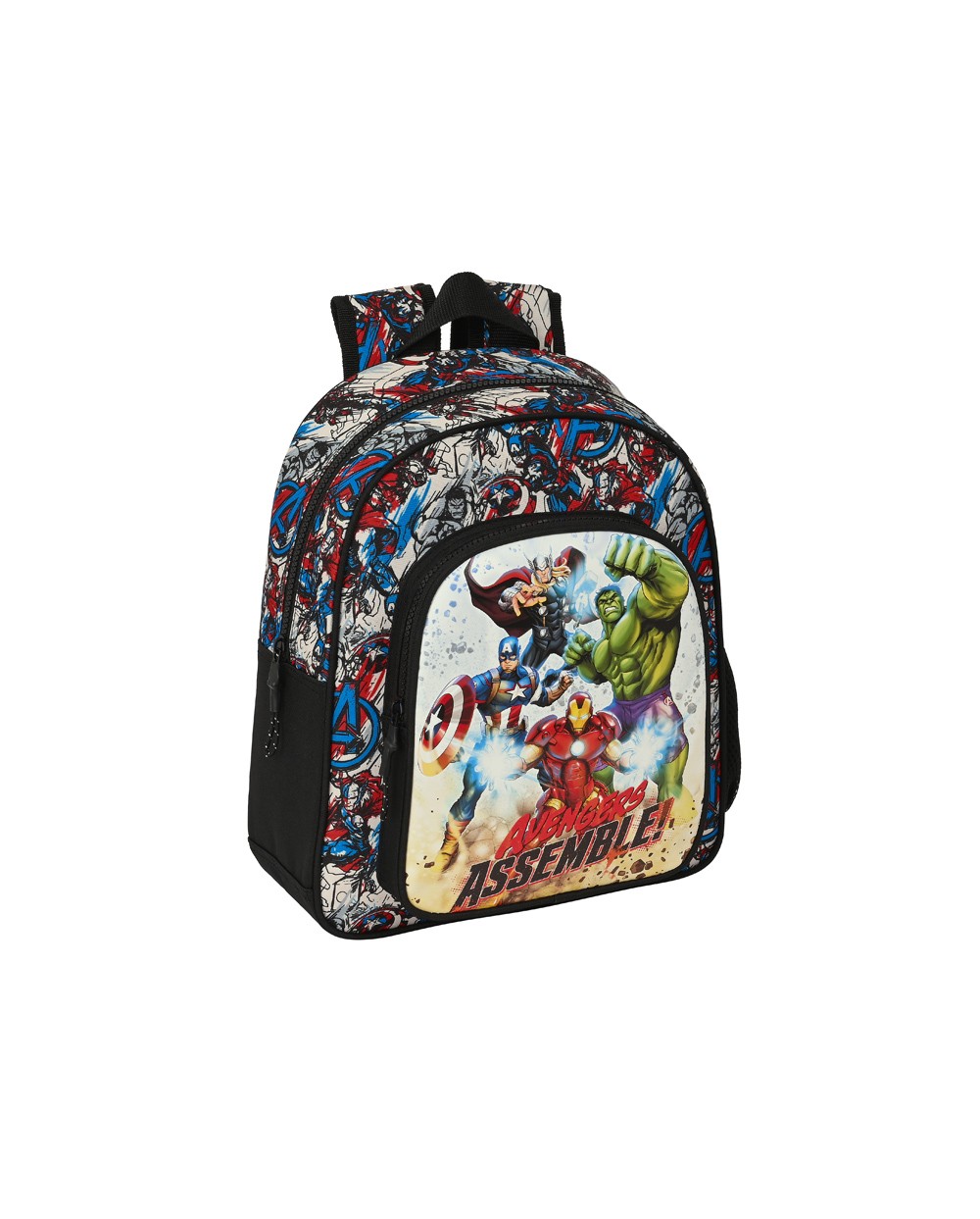 Mochila safta infantil adaptable a carro avengers forever 100x270x330 mm