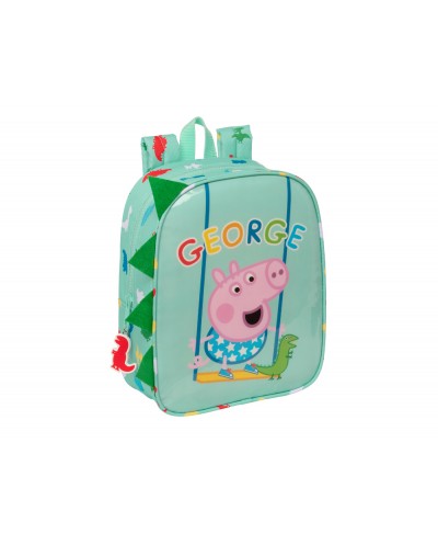 Mochila safta guarderia adaptable a carro peppa pig george 100x220x270 mm