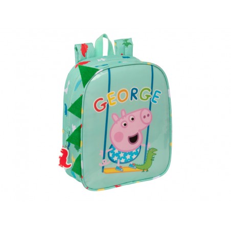 Mochila safta guarderia adaptable a carro peppa pig george 100x220x270 mm