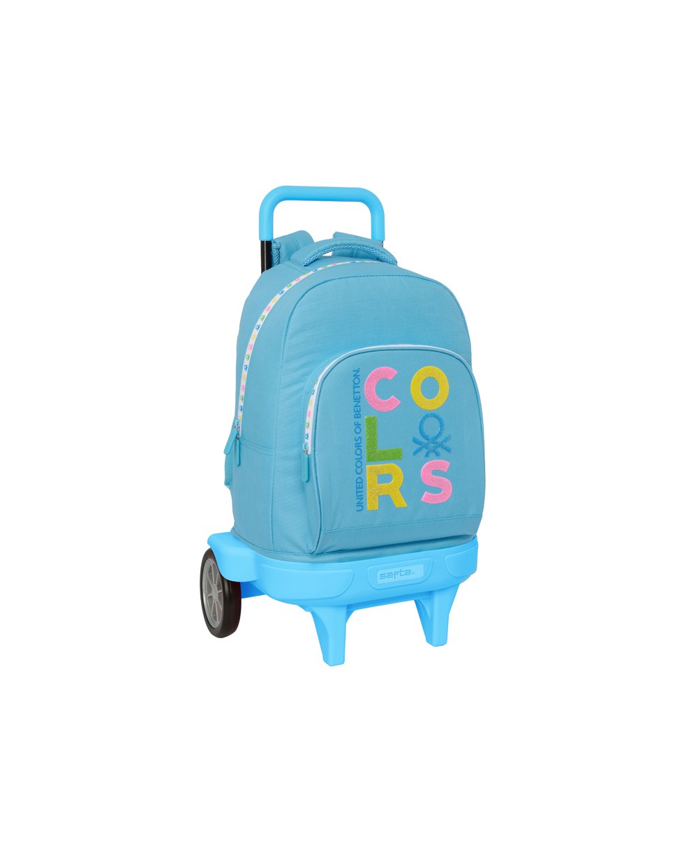 Mochila safta grande con ruedas compact evolution extraible benetton spring 220x330x450 mm